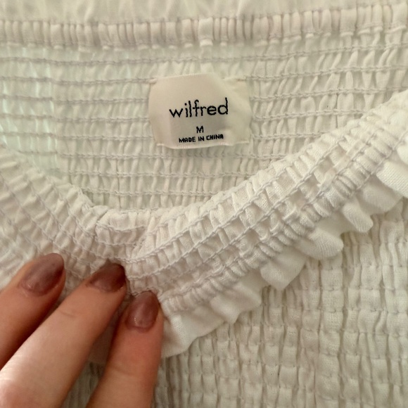 Aritzia “Golden Hour Linen Dress” – White, Size Medium - Picture 3 of 3